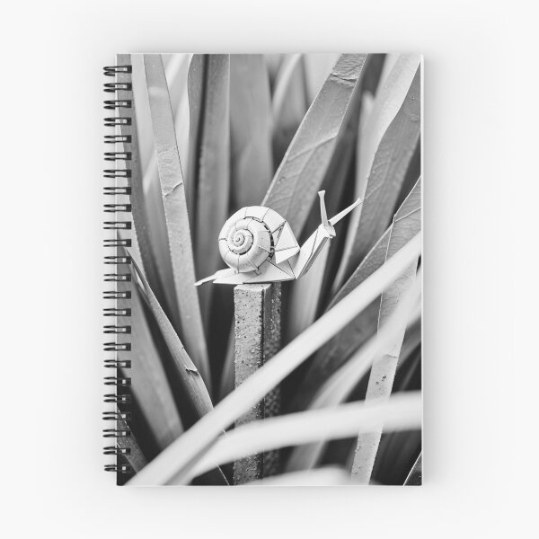 Item preview, Cute Origami Snail Grass Paper Crafts Black White designed and sold by TackyTime.