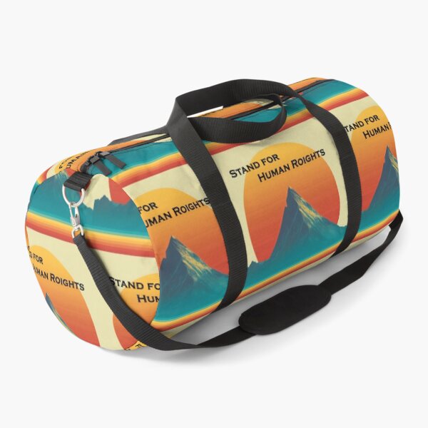 Item preview, Human Rights Day Sticker | Mountain Sunrise "Stand for Human Rights" | Activism & Justice Decal designed and sold by Artania21.