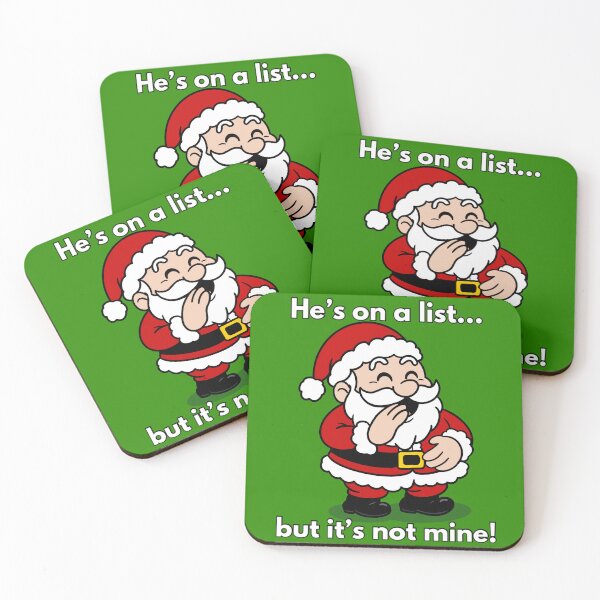 Item preview, He’s on a list … but it’s not mine! designed and sold by Kate Miller Illustrator.