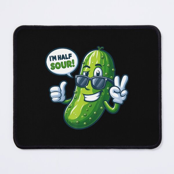 Item preview, I'M Half Sour Funny Pickle designed and sold by JaimeTrudie.