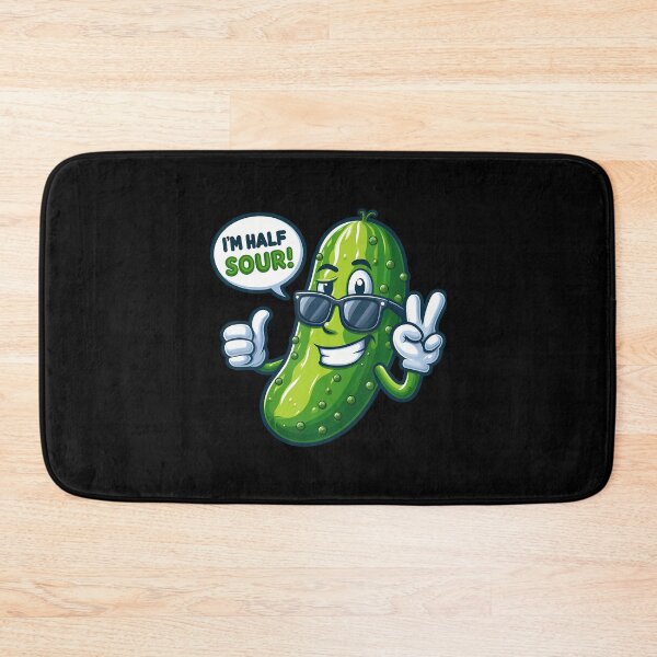 Item preview, I'M Half Sour Funny Pickle designed and sold by JaimeTrudie.