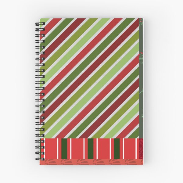 Item preview, Classic Christmas Stripes & Pinecone Harmony Pattern designed and sold by Dream Bloom Gallery.