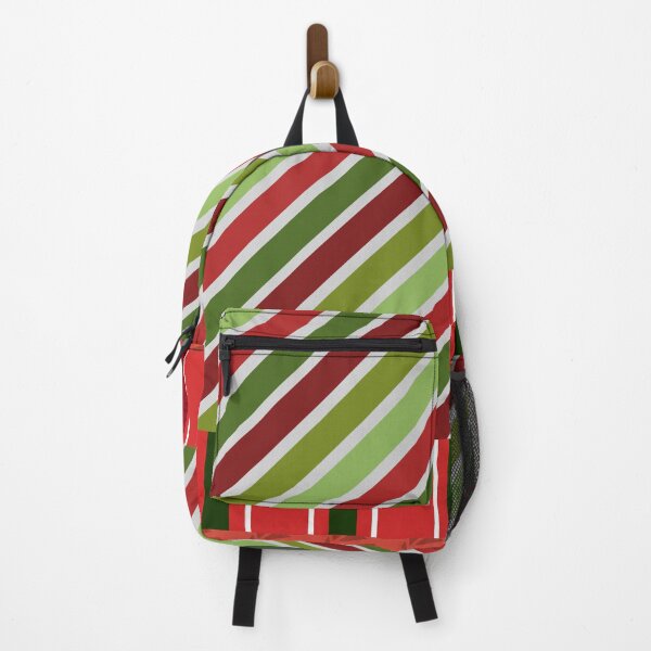 Item preview, Classic Christmas Stripes & Pinecone Harmony Pattern designed and sold by Dream Bloom Gallery.