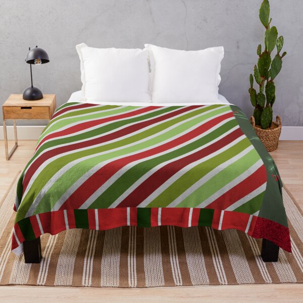 Item preview, Classic Christmas Stripes & Pinecone Harmony Pattern designed and sold by Dream Bloom Gallery.
