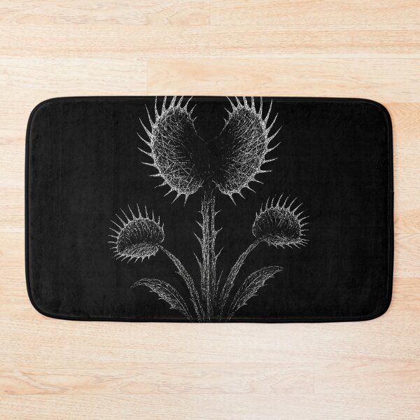 Item preview, Venus Flytrap Illustration – Carnivorous Plant Scratch Art designed and sold by Mortisigil.