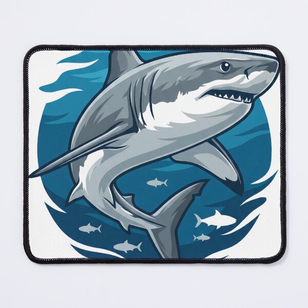 Item preview, Majestic Great White Powerful Ocean Swimmer designed and sold by Quillway.
