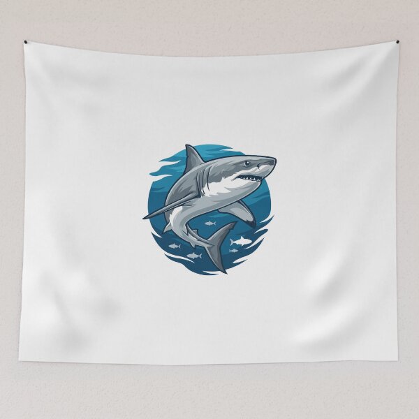 Item preview, Majestic Great White Powerful Ocean Swimmer designed and sold by Quillway.