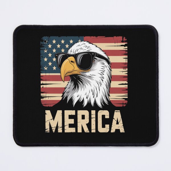 Item preview, American Flag Patriotic Bald Eagle - 4th of July USA Merica designed and sold by Moxizz.