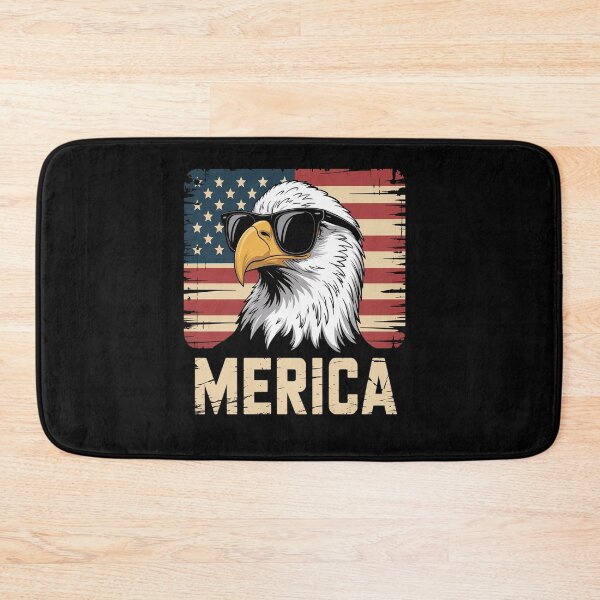 Item preview, American Flag Patriotic Bald Eagle - 4th of July USA Merica designed and sold by Moxizz.