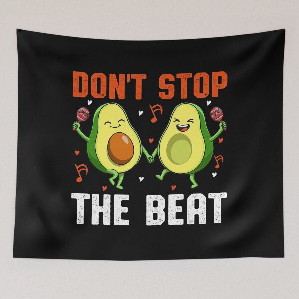 Item preview, Don’t Stop the Beat Avocado Dance Tee designed and sold by TinaMDedrick.