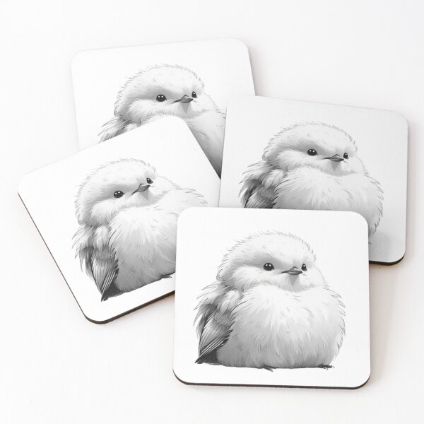 Item preview, Plump Long-tailed Shima Enaga – Minimal Illustration designed and sold by LEO'S CREATURE　れおずくりーちゃー.