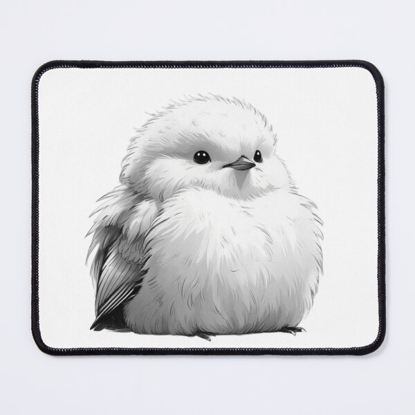 Item preview, Plump Long-tailed Shima Enaga – Minimal Illustration designed and sold by LEO'S CREATURE れおずくりーちゃー.