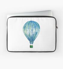Watercolor Hot Air Balloon Laptop Sleeve