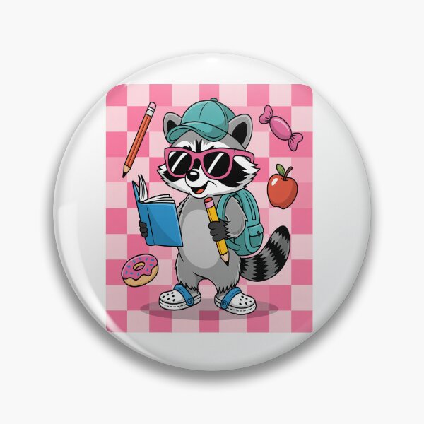 Item preview, Back To School  First Day Of School  Back To School Boy Girl School raccoon designed and sold by Moxizz.