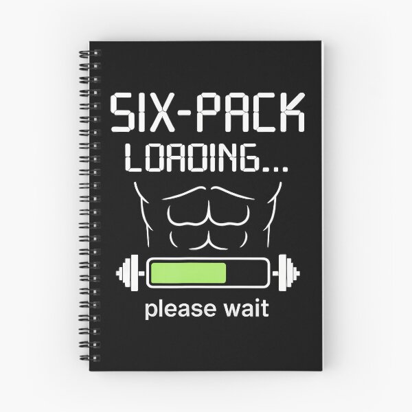 Item preview, Six-Pack Loading Gym Humor Fitness Weightlifting designed and sold by MargieLauren.