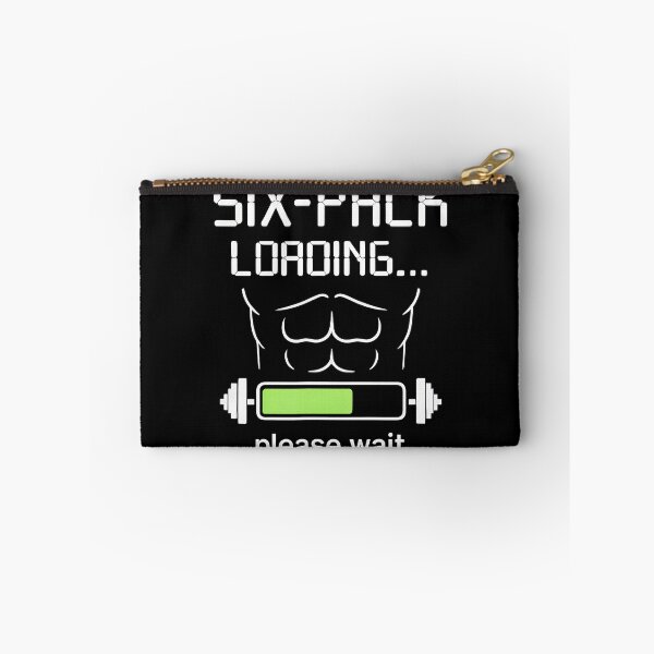 Item preview, Six-Pack Loading Gym Humor Fitness Weightlifting designed and sold by MargieLauren.