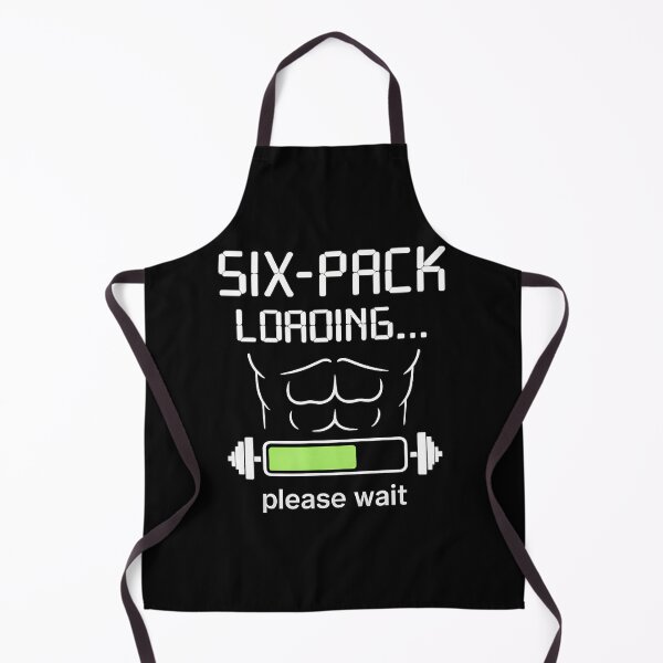 Item preview, Six-Pack Loading Gym Humor Fitness Weightlifting designed and sold by MargieLauren.