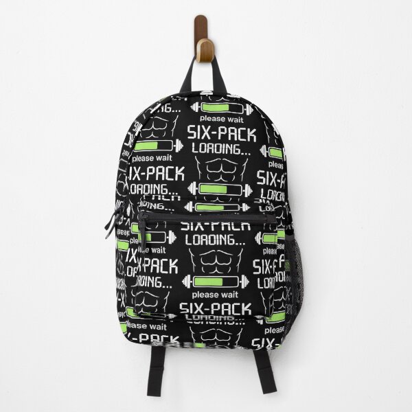 Item preview, Six-Pack Loading Gym Humor Fitness Weightlifting designed and sold by MargieLauren.