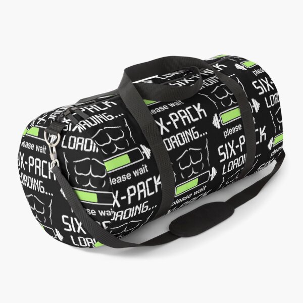 Item preview, Six-Pack Loading Gym Humor Fitness Weightlifting designed and sold by MargieLauren.
