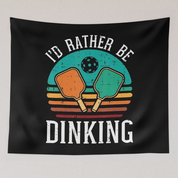 Item preview, Id Rather Be Dinking Pickleball Pickle Ball designed and sold by PeggyBeverly.