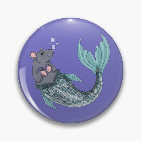 Item preview, Mermaid Rat designed and sold by Cozy Little Doodles by Hosha’na.
