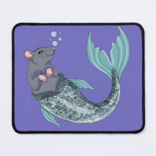 Item preview, Mermaid Rat designed and sold by Cozy Little Doodles by Hosha’na.