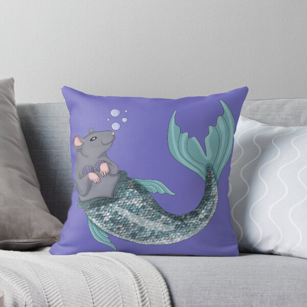 Item preview, Mermaid Rat designed and sold by Cozy Little Doodles by Hosha’na.