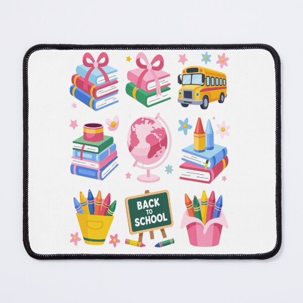 Item preview, Back To School Cute Teacher Coquette Pencil Bow School Bus designed and sold by Moxizz.