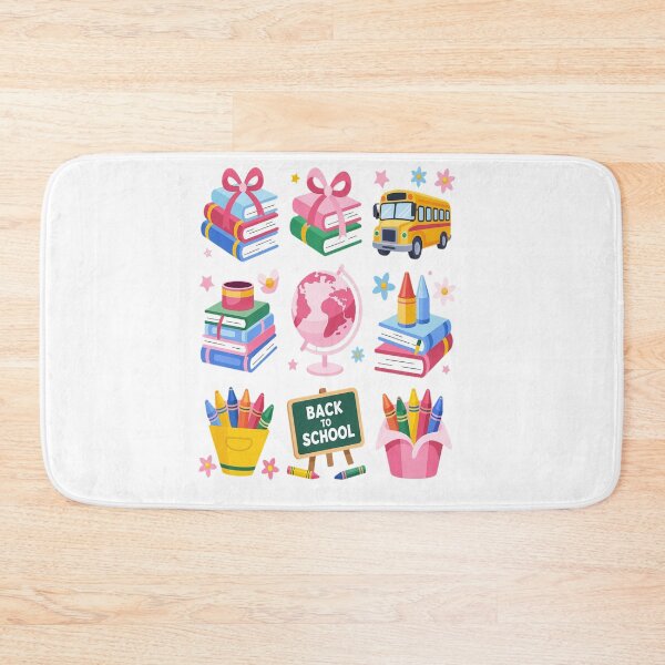 Item preview, Back To School Cute Teacher Coquette Pencil Bow School Bus designed and sold by Moxizz.