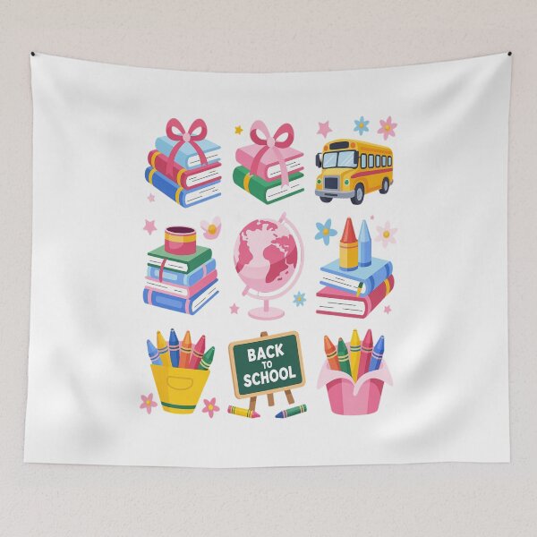 Item preview, Back To School Cute Teacher Coquette Pencil Bow School Bus designed and sold by Moxizz.