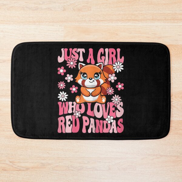 Item preview, Just A Girl Who Loves Red Pandas Groovy Red Panda Girls designed and sold by DollieMichele.