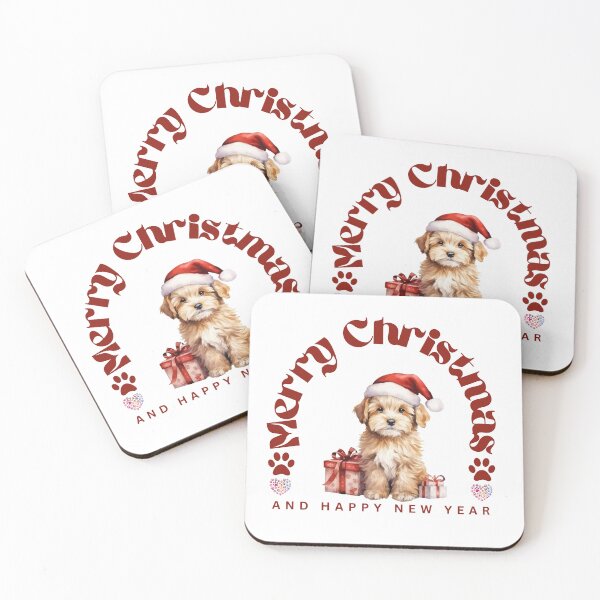 Item preview, Festive Pup: Merry Christmas & Happy New Year!" designed and sold by ShopTwentyFour.
