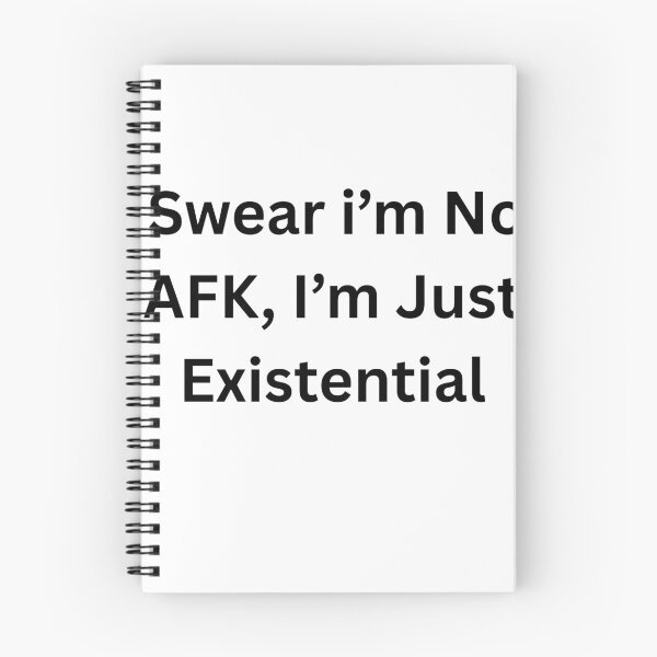 Item preview, Not AFK Existential T-Shirt-Funny VRChat Gamer Meme designed and sold by nightN.