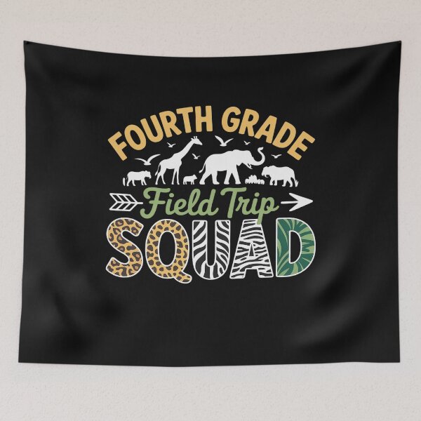 Item preview, Fourth Grade Zoo Field Trip Squad Matching Teacher Students designed and sold by JessicaWalshdf.