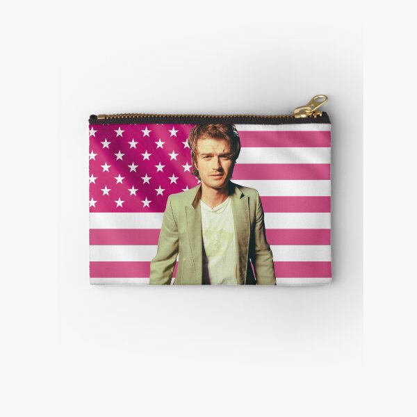 Item preview, Joe Keery Steve Harrington Pink Flag designed and sold by lavndershrtdays.