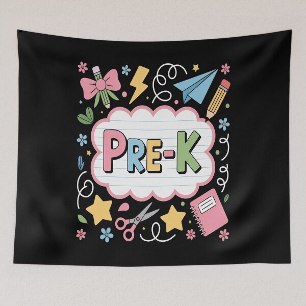 Item preview, Back to School Pre-K Preschool Preppy Teacher Girls designed and sold by Moxizz.