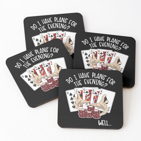 Item preview, Plans For The Evening Poker Hands Texas Holdem Player Poker designed and sold by MavisJoseph.