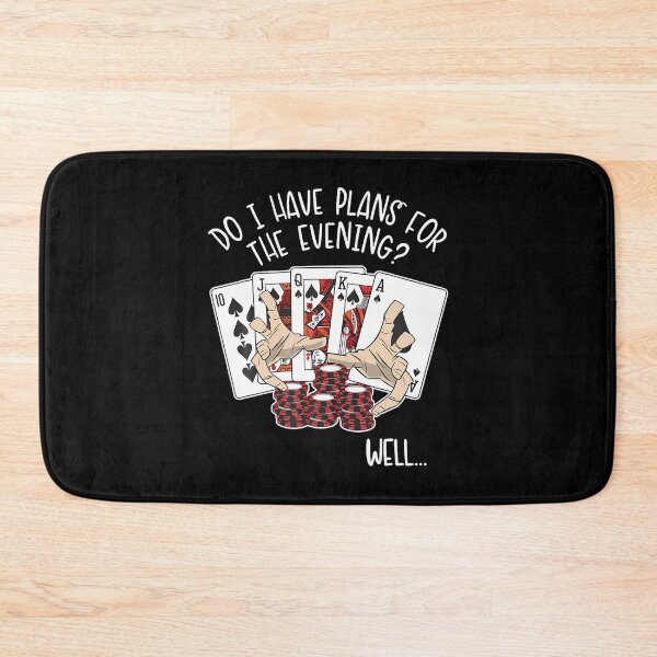 Item preview, Plans For The Evening Poker Hands Texas Holdem Player Poker designed and sold by MavisJoseph.