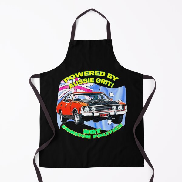 Item preview, Powered by Aussie Grit – XA Falcon GT Classic Car Cartoon Design designed and sold by Michael van der Hoorn.