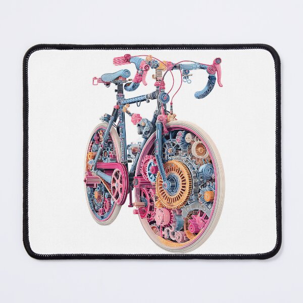 Item preview, Gear Bicycle Illustration - Mechanical Art Print designed and sold by DanielY01.