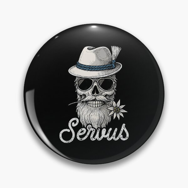 Item preview, Servus Skull Bavaria Festival Leather Trousers designed and sold by RosaliaAmber.