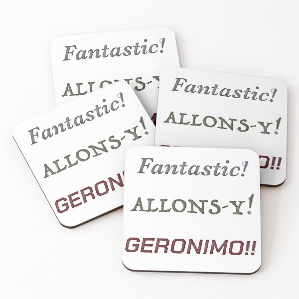 Item preview, Doctor Catchphrases (9-11) designed and sold by turingpatterns.