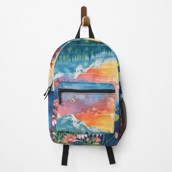 Item preview, Tranquil Lake with Reflective Mountains designed and sold by Modern-Tropical.