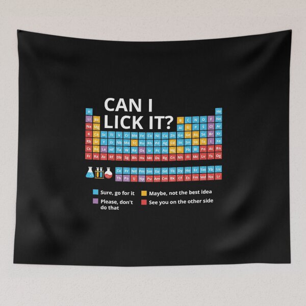Item preview, Can I Lick It Periodic Table designed and sold by NQArtist.