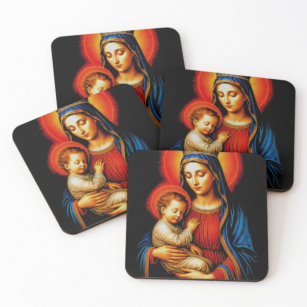 Item preview, The Virgin Mary and the Child Jesus designed and sold by NF Designs Studio DTF.