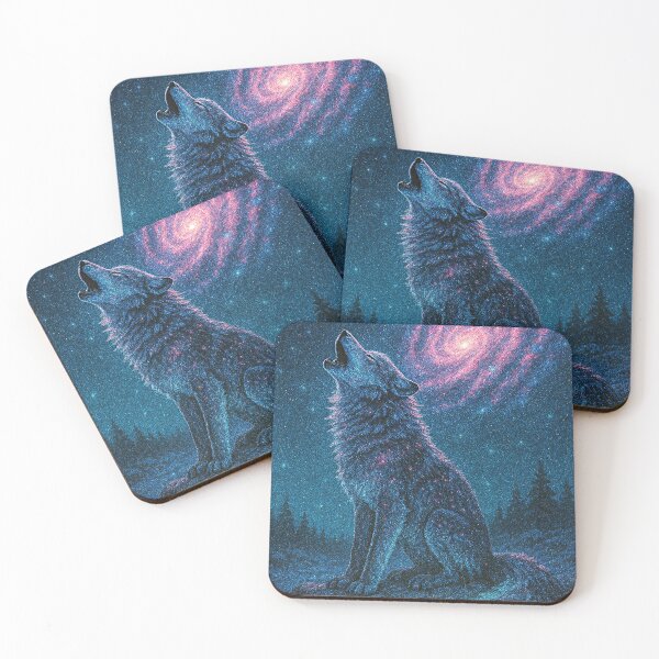 Item preview, Celestial Wolf Howling at Galaxy designed and sold by Expl0rer.