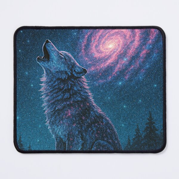 Item preview, Celestial Wolf Howling at Galaxy designed and sold by Expl0rer.