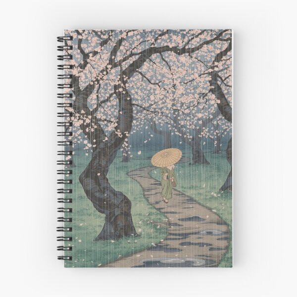 Item preview, Stormy Blossom Downpour – Dramatic Ukiyo-e Plum Grove in Spring Rain designed and sold by Vandy Fullam.