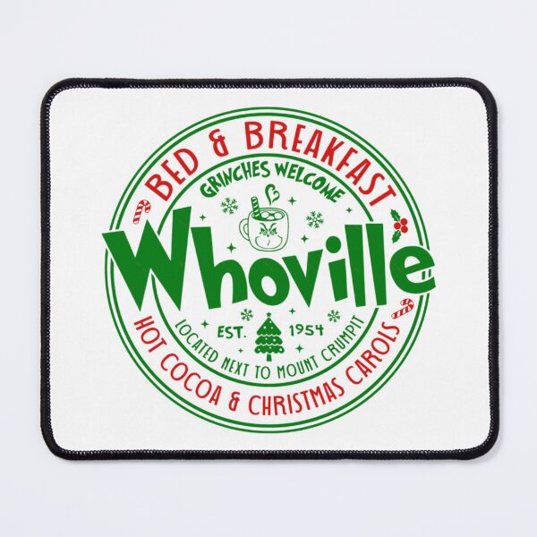 Item preview, Grinch Bed And Breakfast Vintage Christmas Vacation Logo designed and sold by Anaya Jovani.