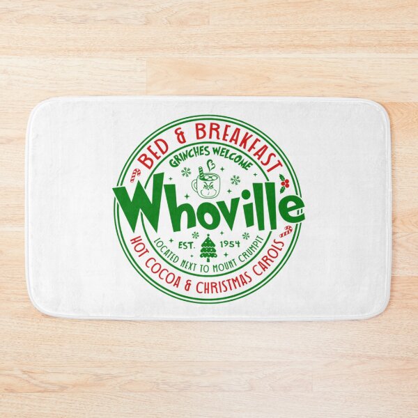 Item preview, Grinch Bed And Breakfast Vintage Christmas Vacation Logo designed and sold by Anaya Jovani.